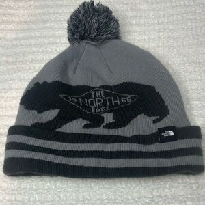 The North Face Gray and Black Hats Classic Accessories